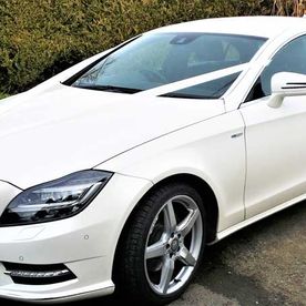 Mercedes CLS AMG in Pearlescent Candy White
